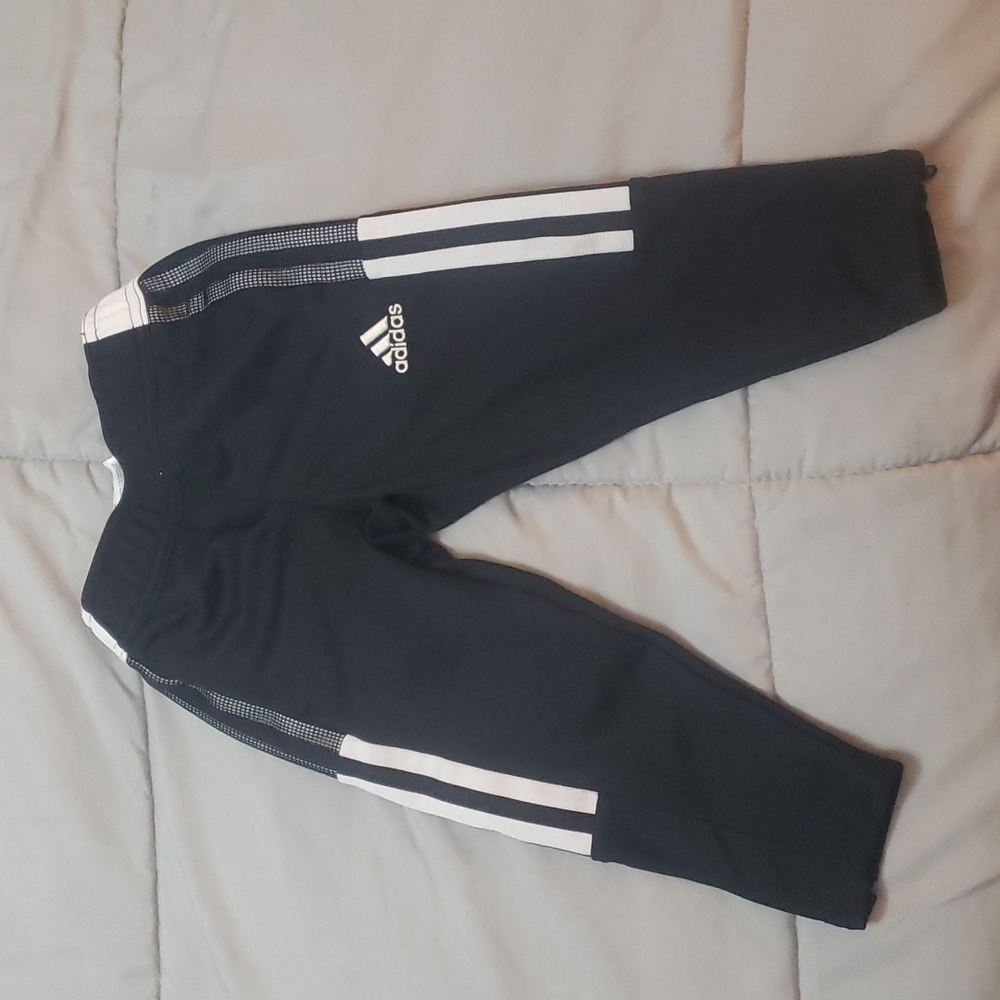 Toddler Adidas Black Track Pants 2T